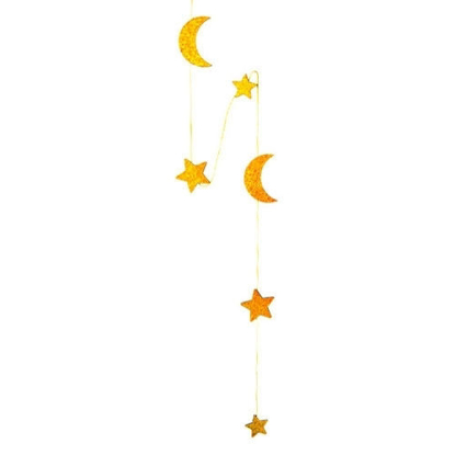 ریسه تزئینی طرح ماه و ستاره