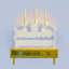 شمع LED HappyBirthday