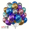 بادکنک مدل کروم بسته 40 عددی