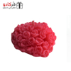 شمع طرح قلب طرح گل رز سرخابی کد  m85